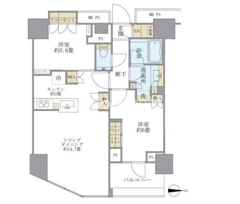 2LDK