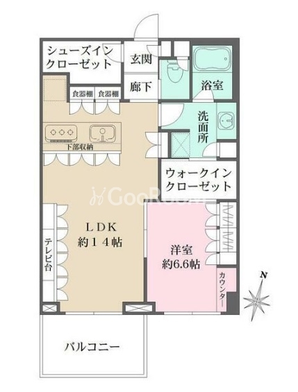 1LDK