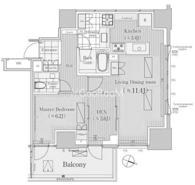 1SLDK