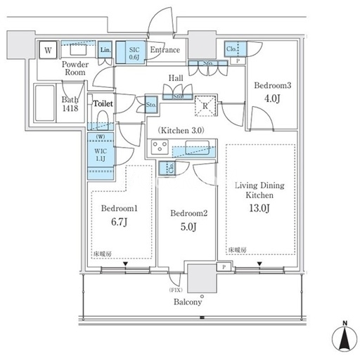 3LDK