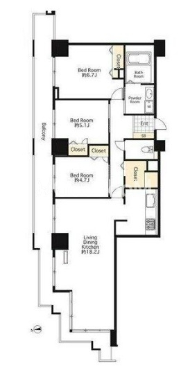 3LDK