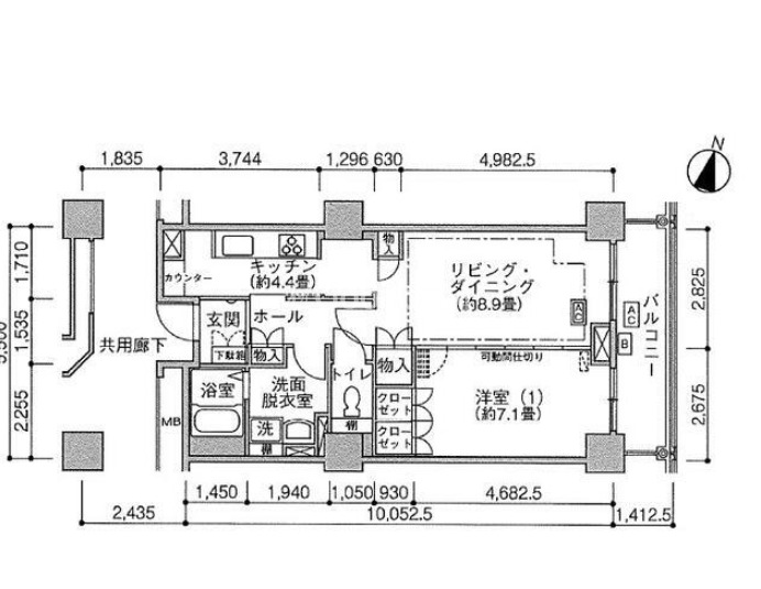 1LDK