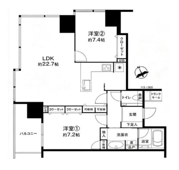 2LDK