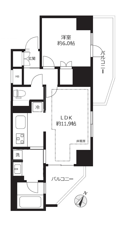 1LDK