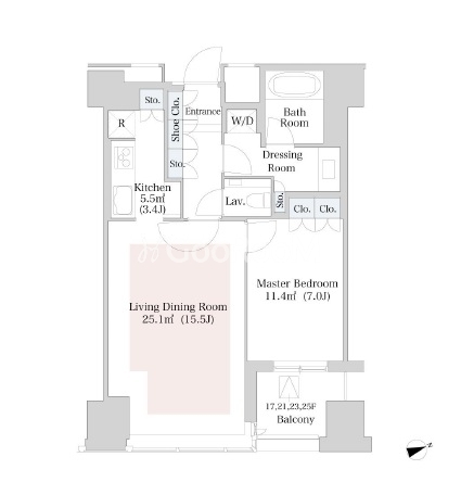 1LDK