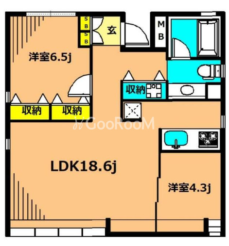 2LDK