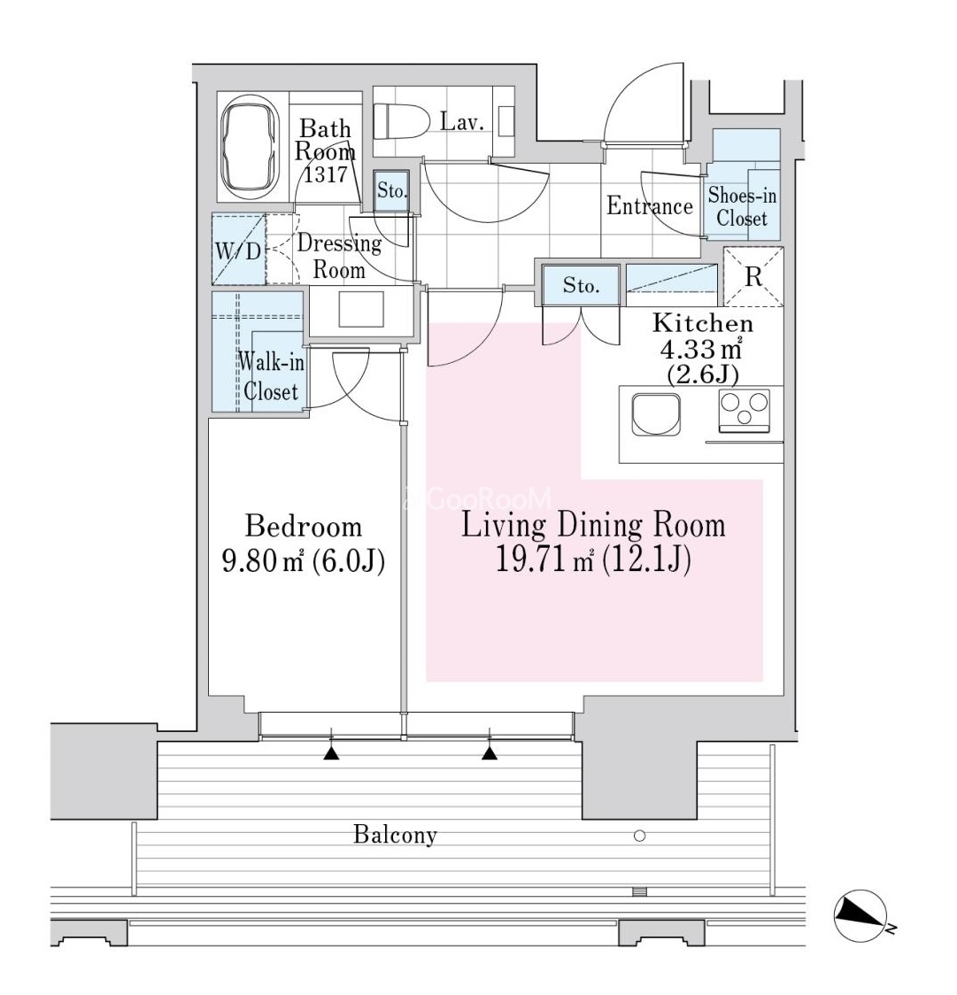 1LDK