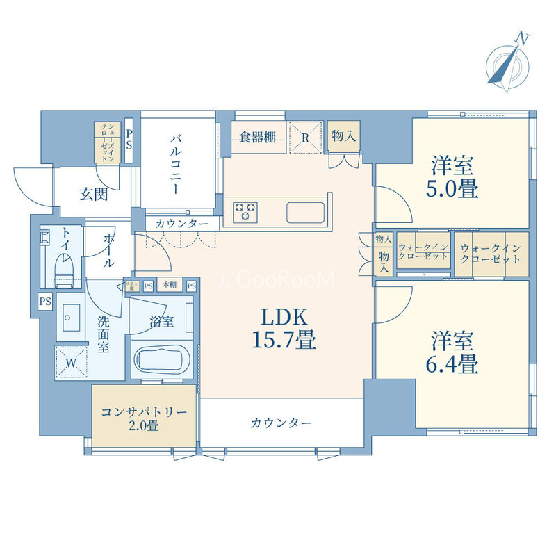 2LDK
