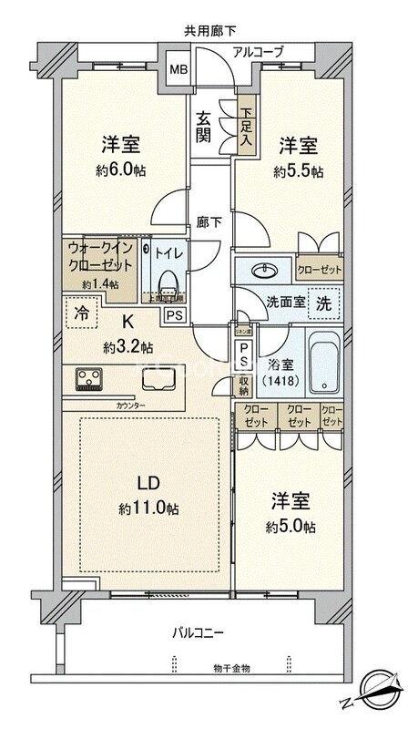 3LDK