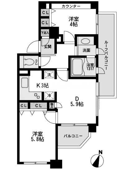 2LDK