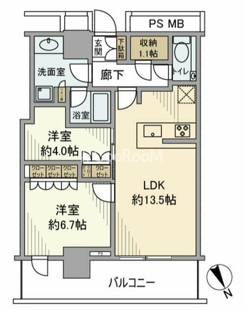 2LDK