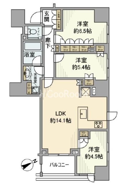 3LDK