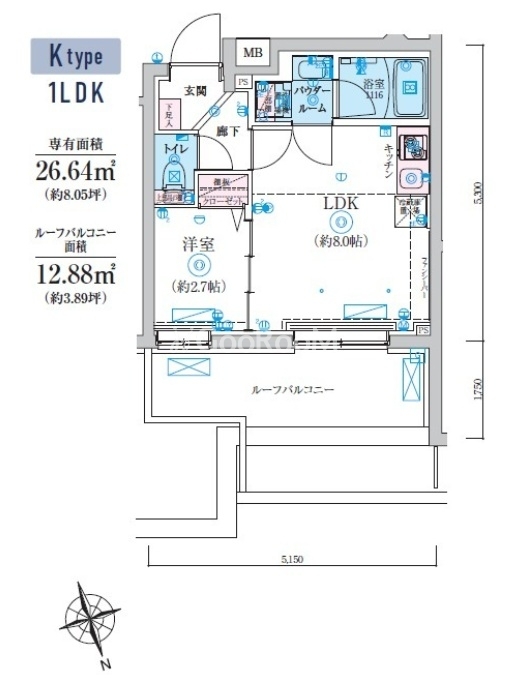 1LDK