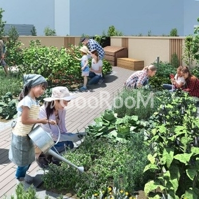 
									グランドシティタワー月島　家庭菜園