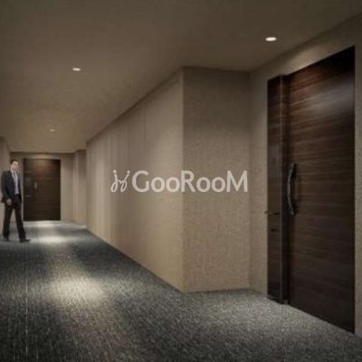 
									パークタワー品川天王洲　内廊下